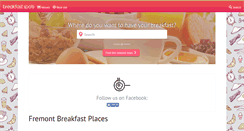 Desktop Screenshot of breakfastspots.com