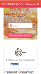 Mobile Screenshot of breakfastspots.com